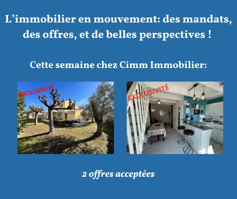 Une belle semaine pour votre agence Cimm Valras !