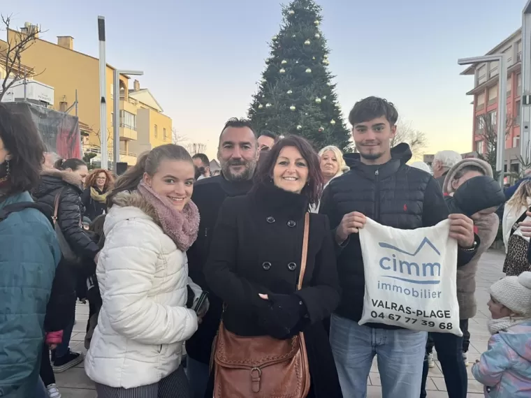 Festivités de noël à Valras-Plage , Valras, Cimm Immobilier