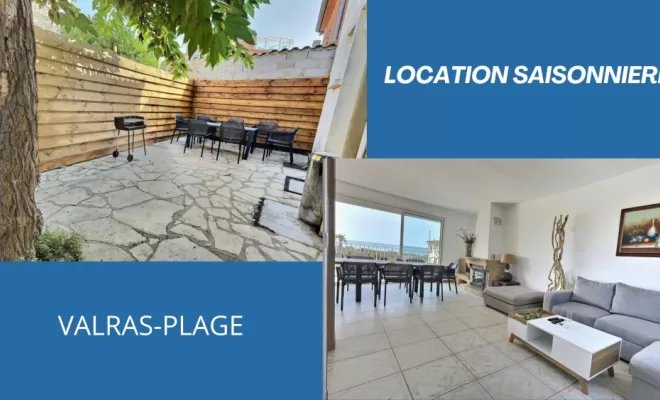 Location saisonnière d'appartement à Valras, Valras, Cimm Immobilier. Pour plus d'informations: https://cimmimmobiliervalras.reservationenligne.net/listing/84