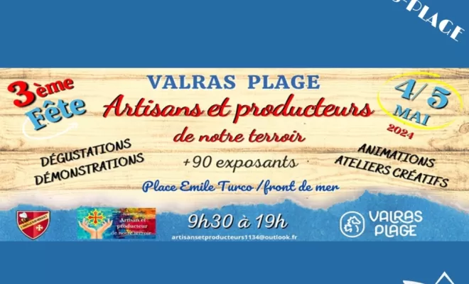 Activité à Valras-plage le week-end du 4 au 5 mai