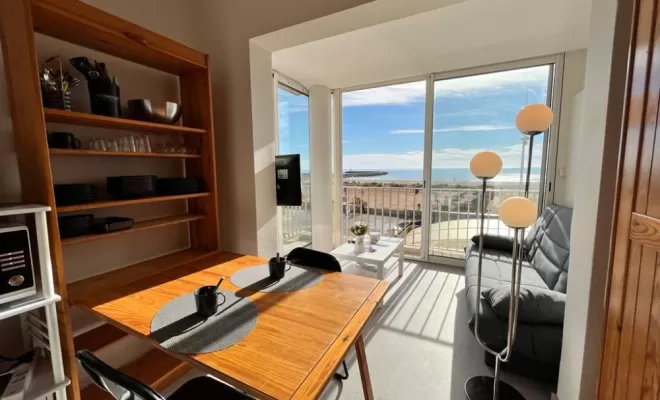 LOC SAISON - STUDIO EN BORD DE MER A VALRAS-PLAGE (ref GAUC), Valras, Cimm Immobilier