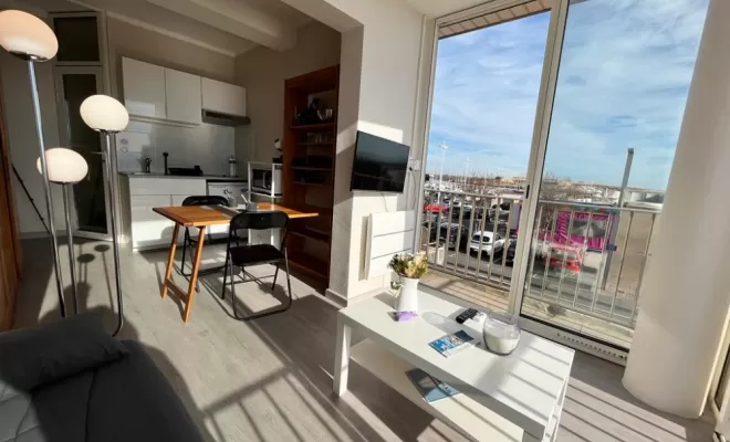LOC SAISON - STUDIO EN BORD DE MER A VALRAS-PLAGE (ref GAUC), Valras, Cimm Immobilier