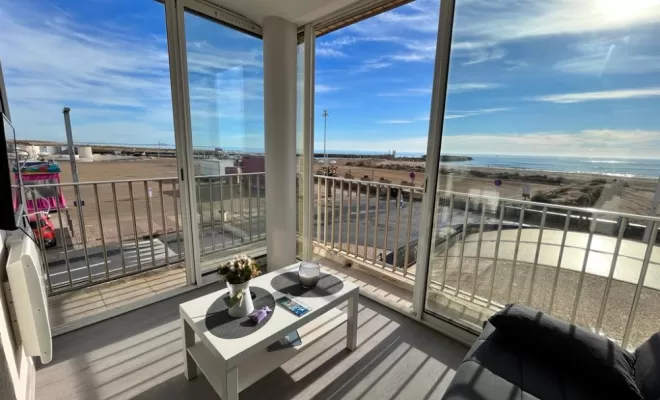 LOC SAISON - STUDIO EN BORD DE MER A VALRAS-PLAGE (ref GAUC), Valras, Cimm Immobilier